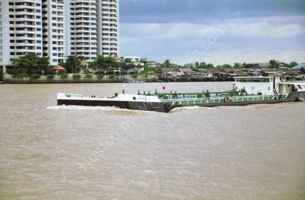Oil Tanker Barge, Mae Nam Chao Phrayal River, Bangkok